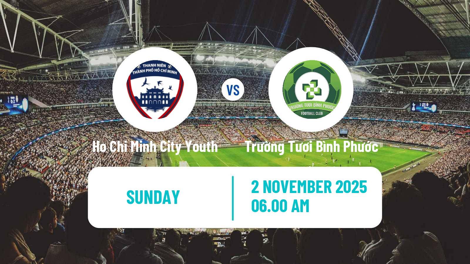 Football Vietnamese V League 2 Ho Chi Minh City Youth - Trường Tươi Bình Phước