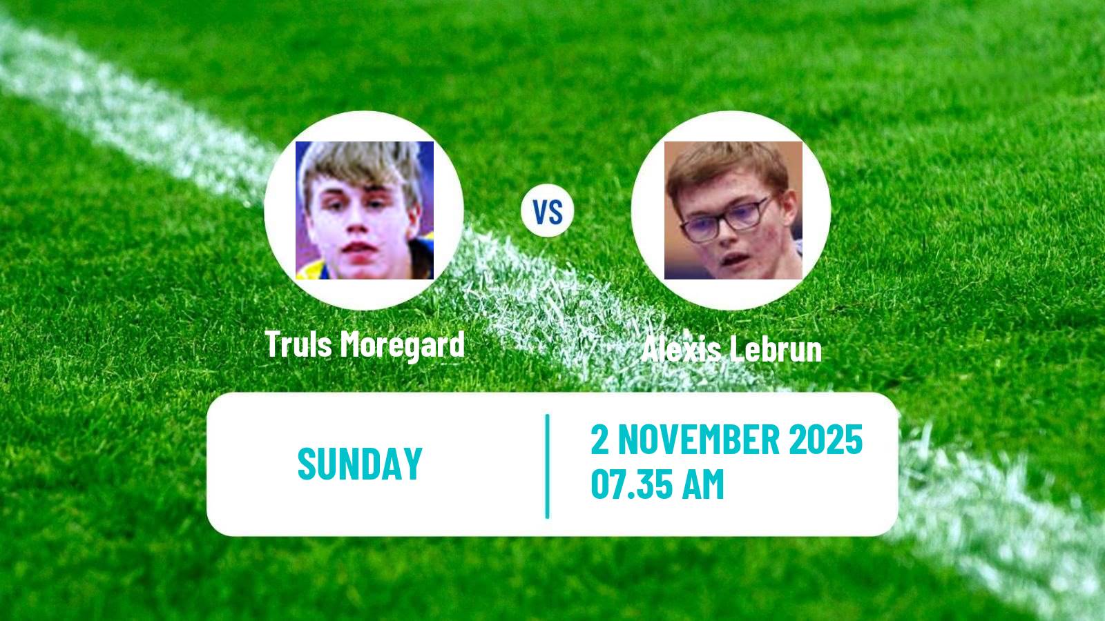 Table tennis Wtt Champions Montpellier Men Truls Moregard - Alexis Lebrun