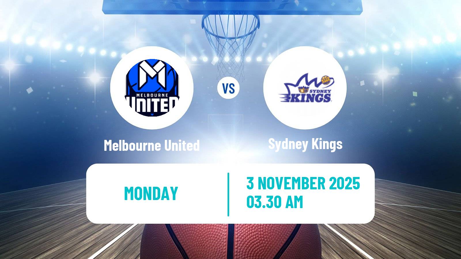 Basketball Australian NBL Melbourne United - Sydney Kings