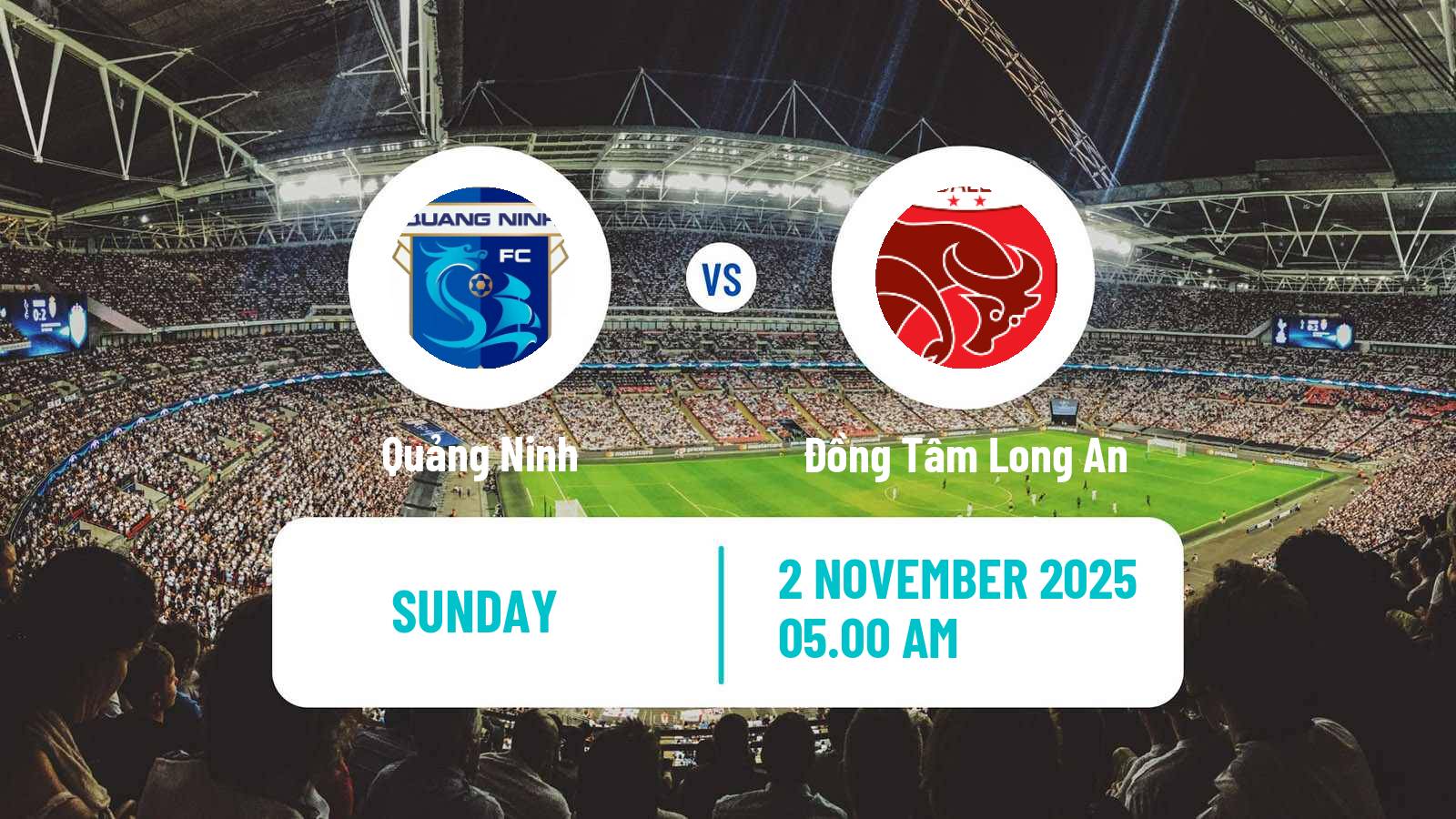 Football Vietnamese V League 2 Quảng Ninh - Đồng Tâm Long An