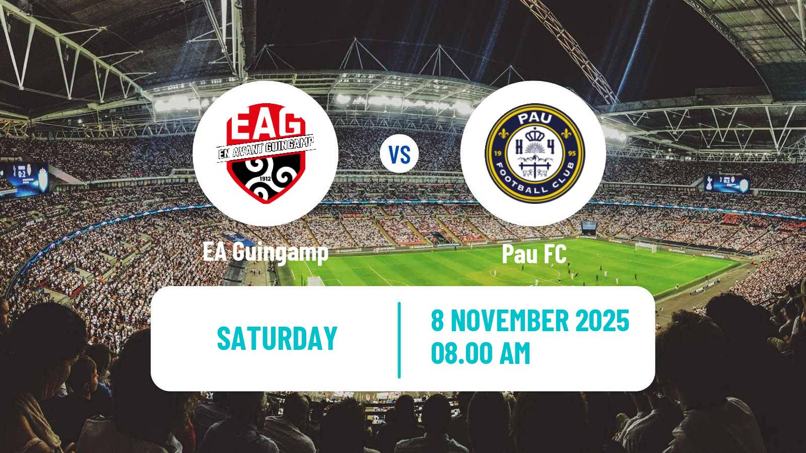Football French Ligue 2 Guingamp - Pau