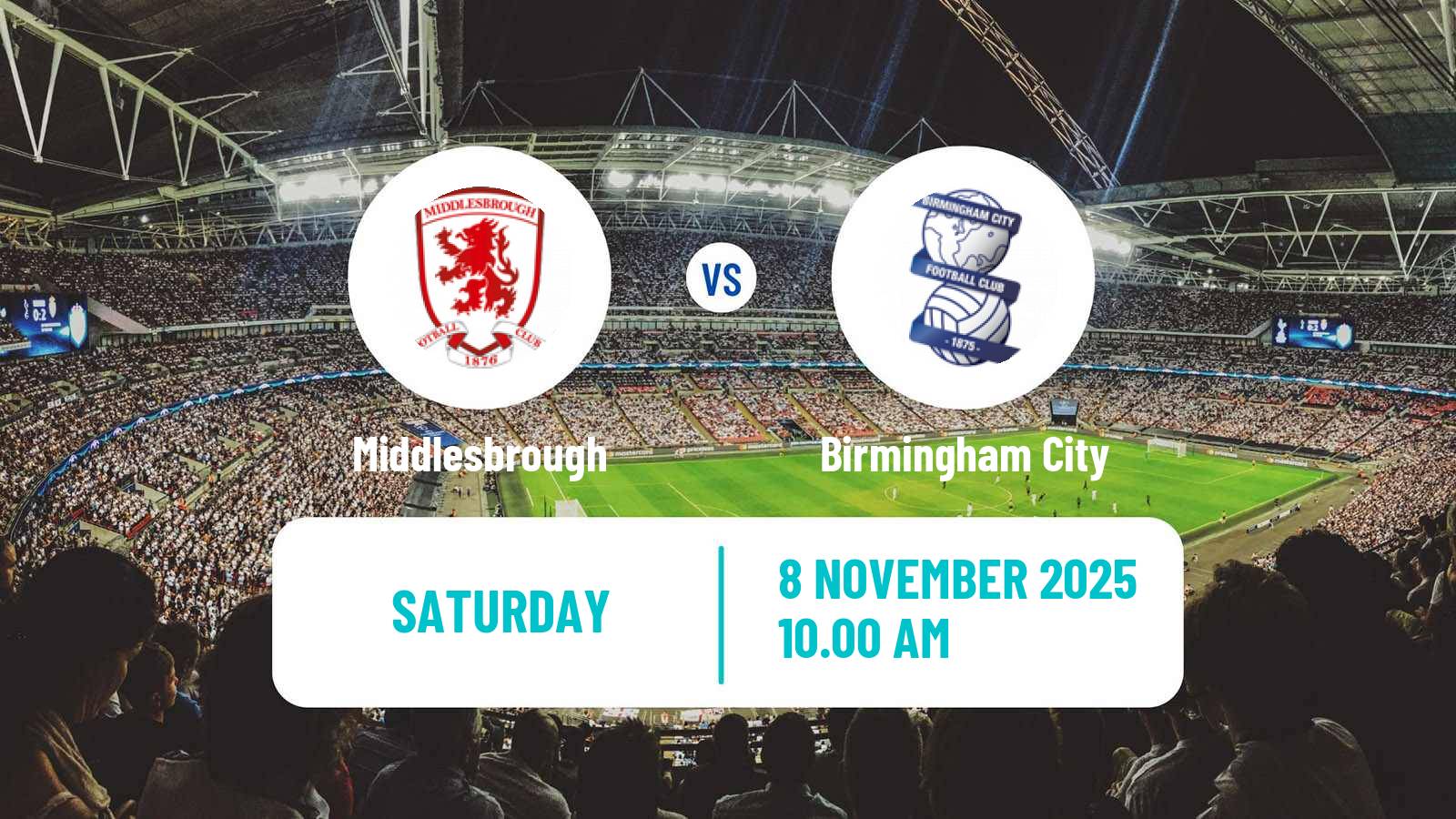 Football English League Championship Middlesbrough - Birmingham City