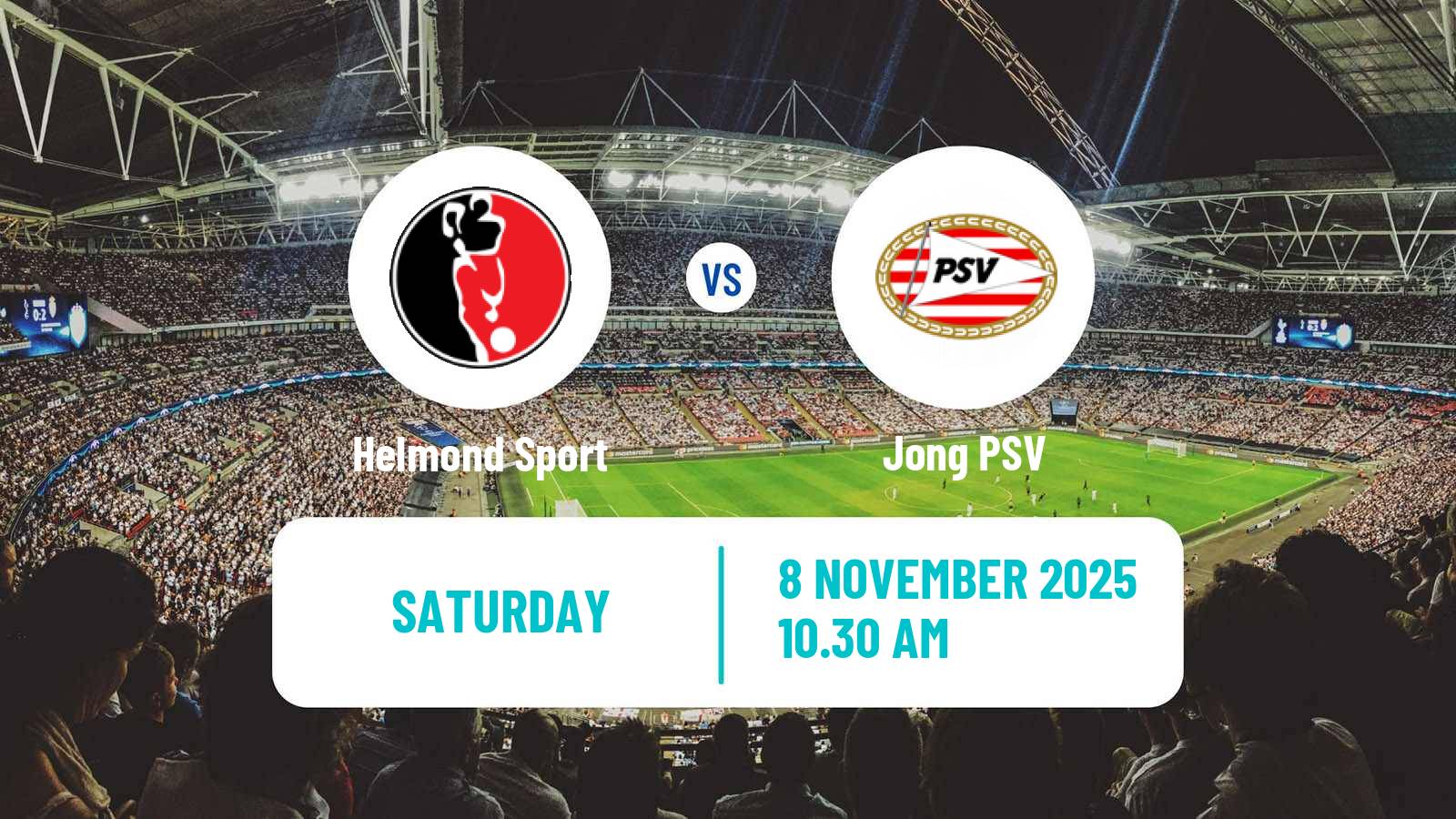 Football Dutch Eerste Divisie Helmond Sport - Jong PSV