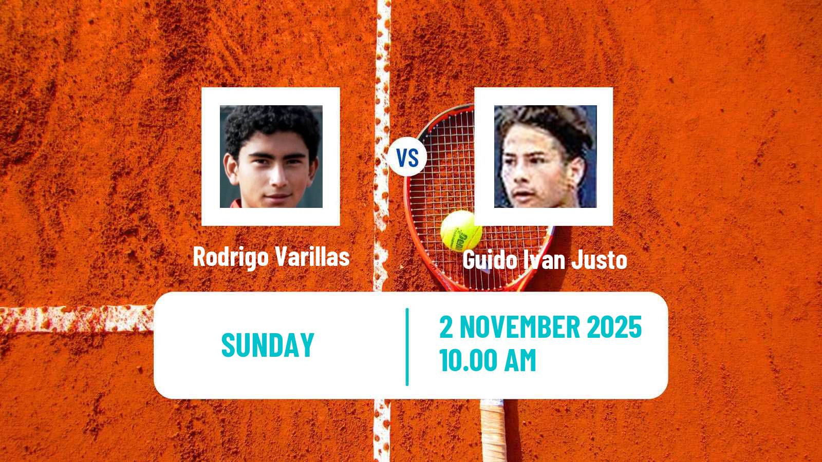 Tennis Lima 2 Challenger Men Rodrigo Varillas - Guido Ivan Justo