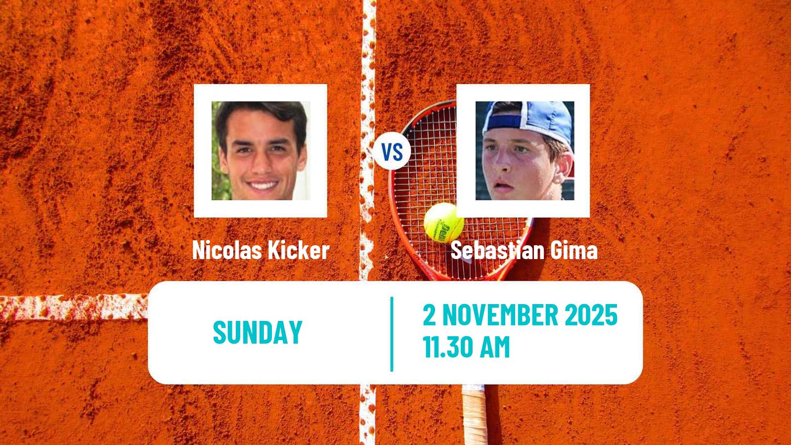 Tennis Lima 2 Challenger Men Nicolas Kicker - Sebastian Gima