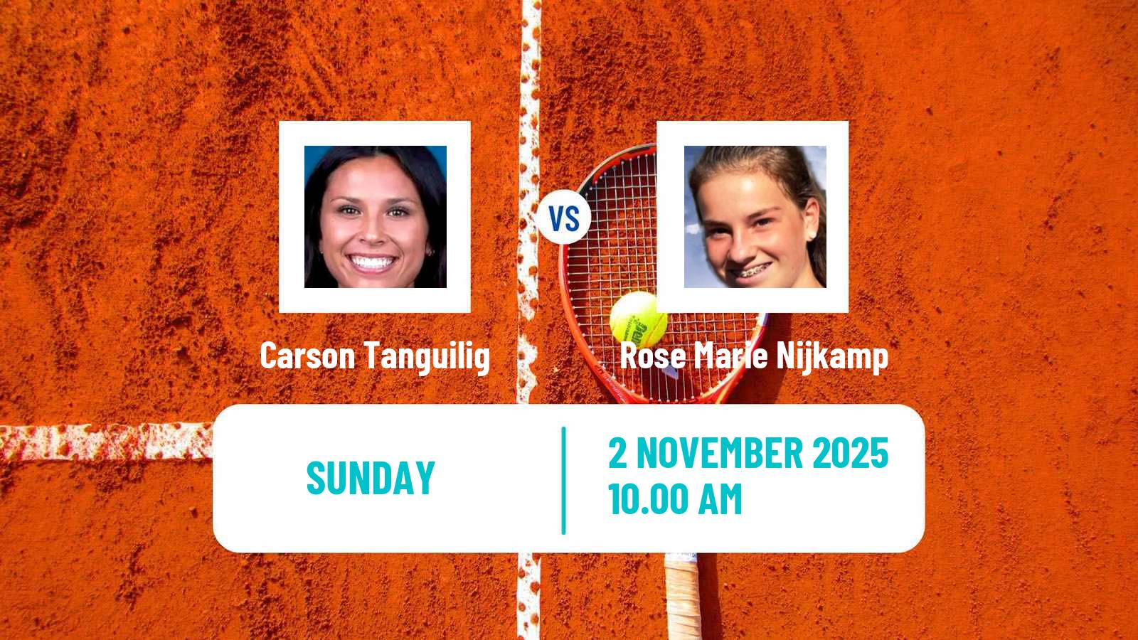 Tennis ITF W15 Sumter Sc Women Carson Tanguilig - Rose Marie Nijkamp