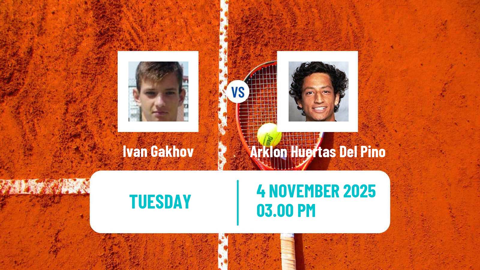 Tennis Lima 2 Challenger Men Ivan Gakhov - Arklon Huertas Del Pino