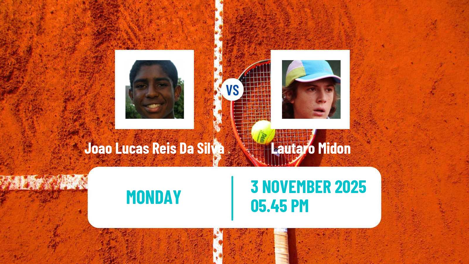 Tennis Lima 2 Challenger Men Joao Lucas Reis Da Silva - Lautaro Midon