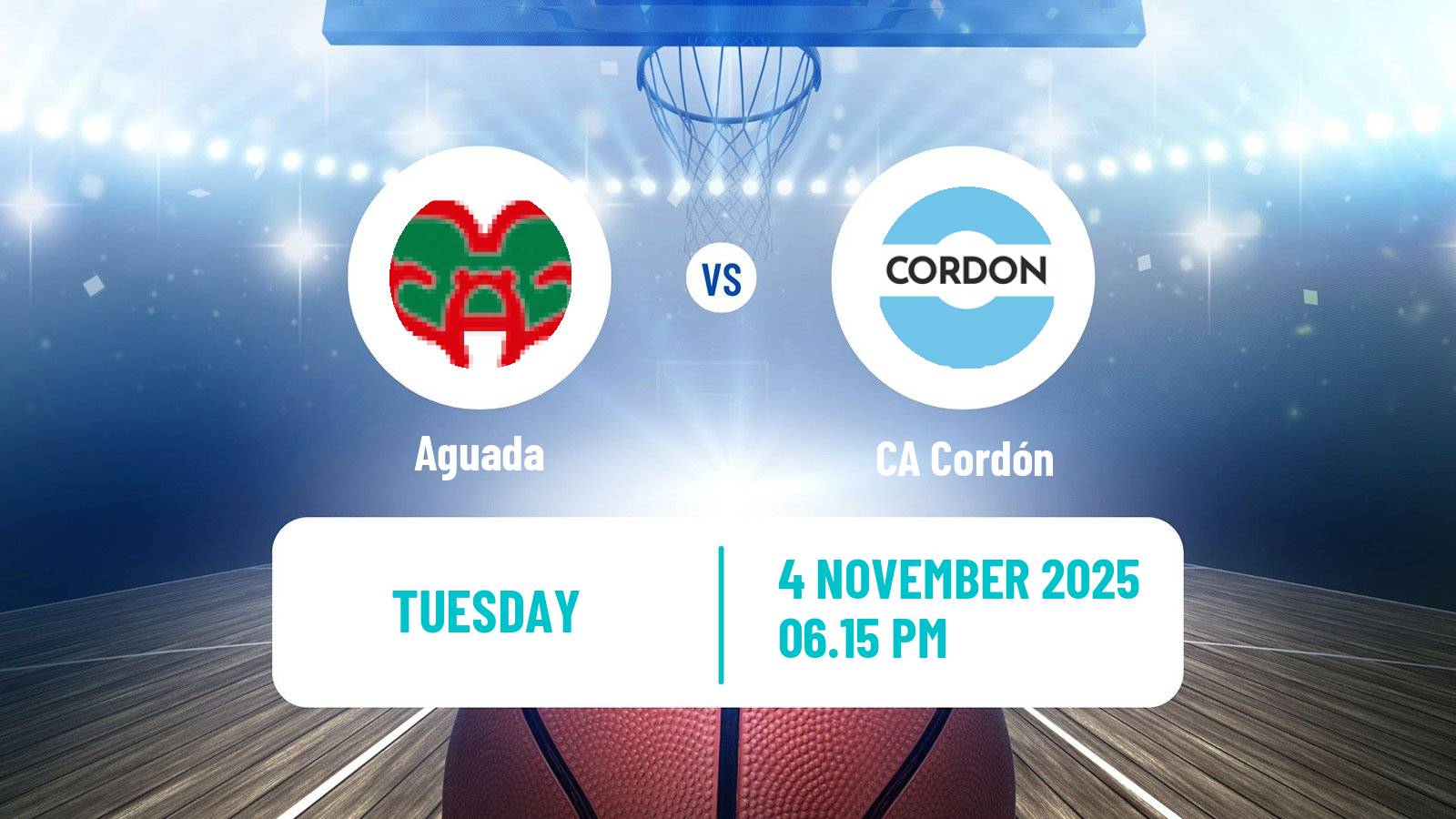 Basketball Uruguayan Liga Basketball Aguada - Cordón