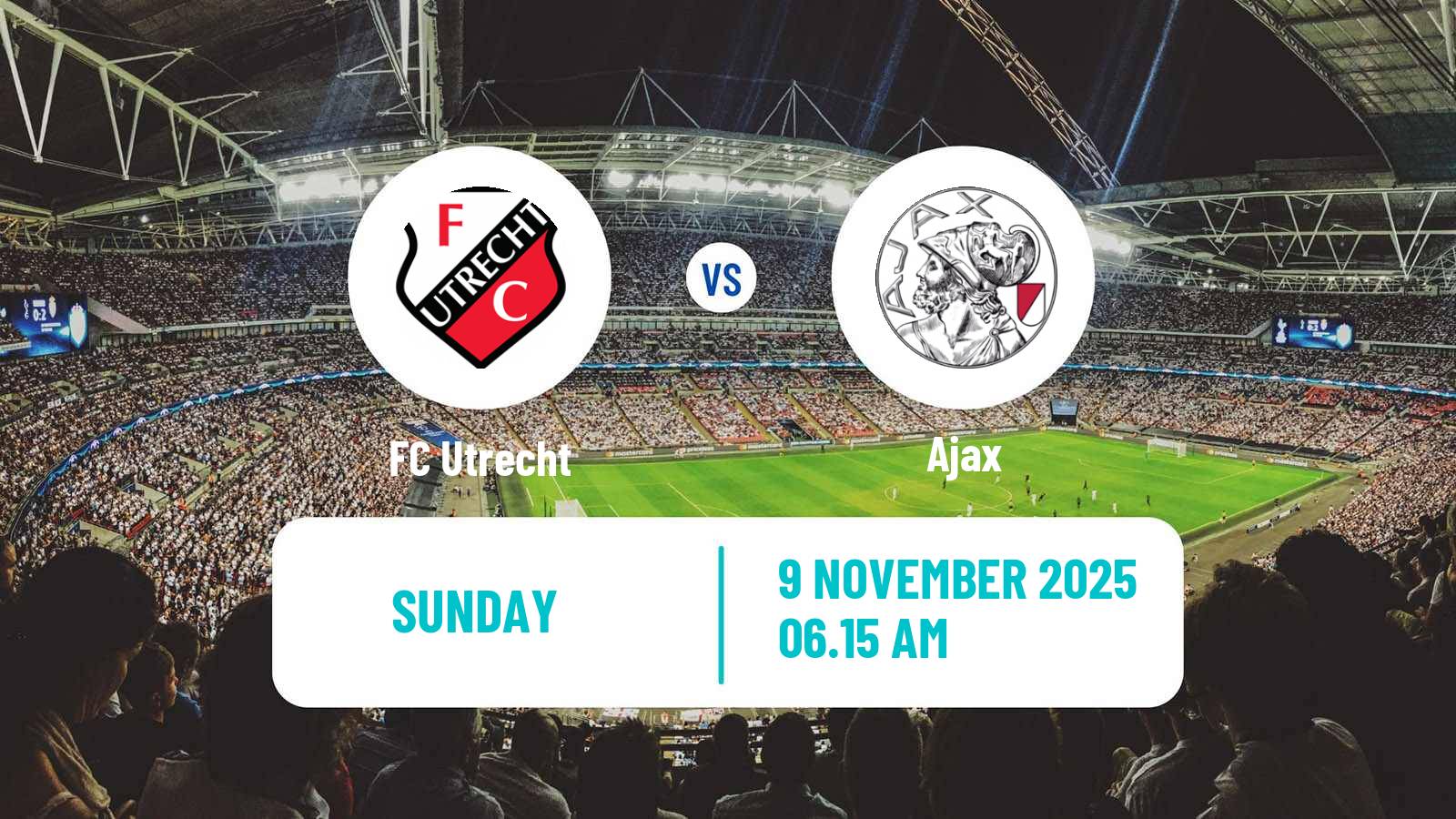 Football Dutch Eredivisie Utrecht - Ajax