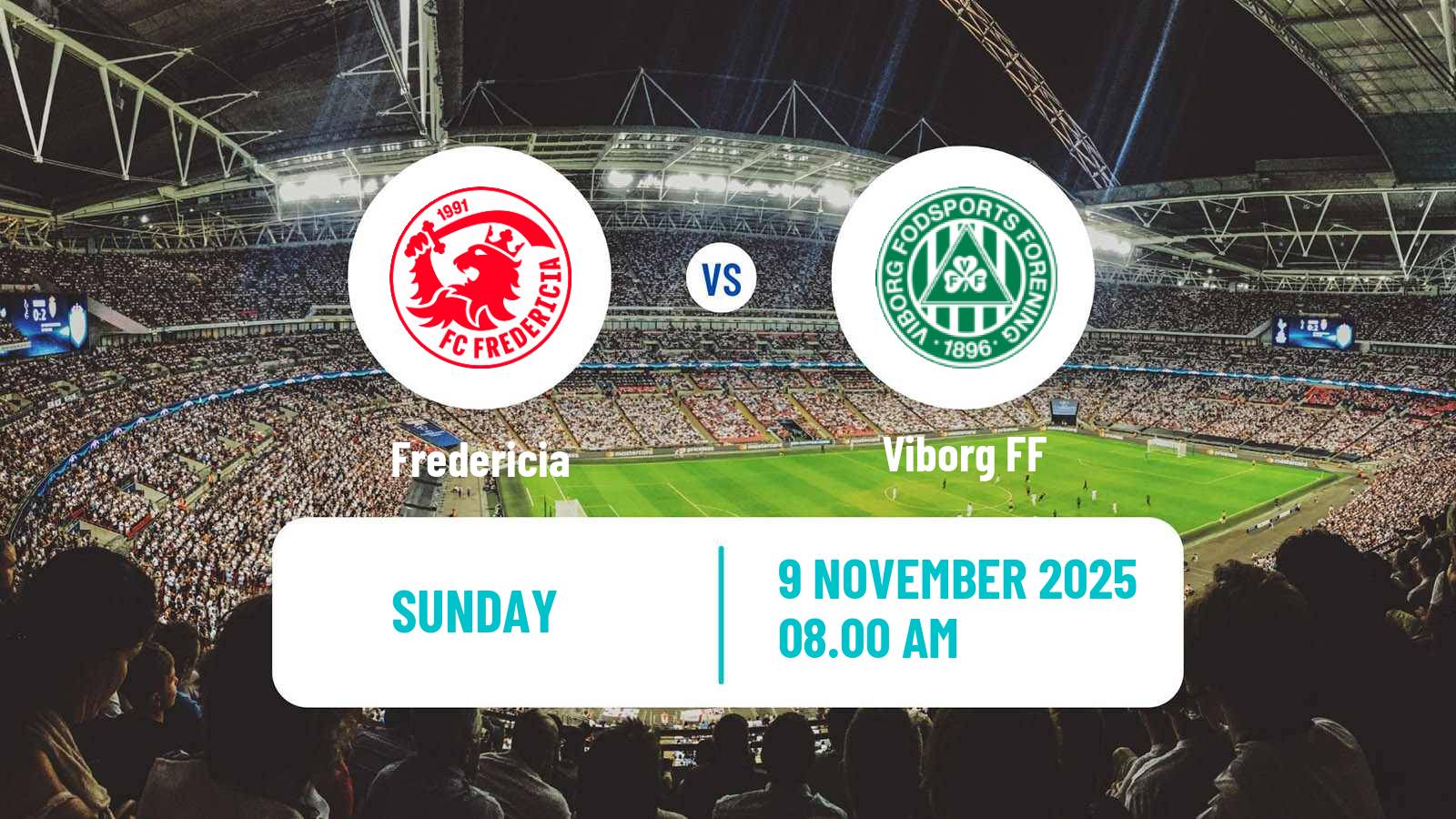 Football Danish Superliga Fredericia - Viborg