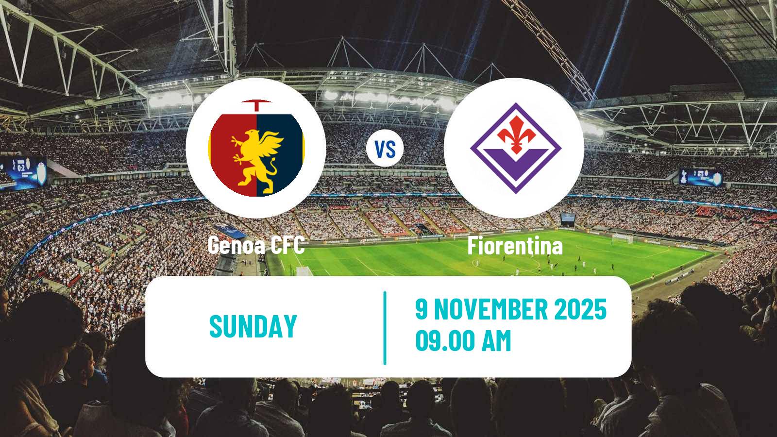 Football Italian Serie A Genoa - Fiorentina