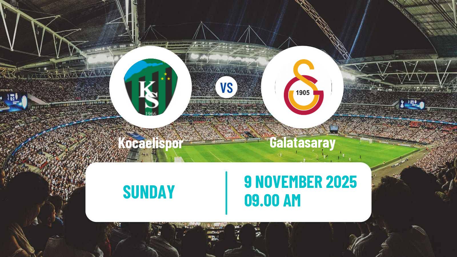 Football Turkish Super League Kocaelispor - Galatasaray