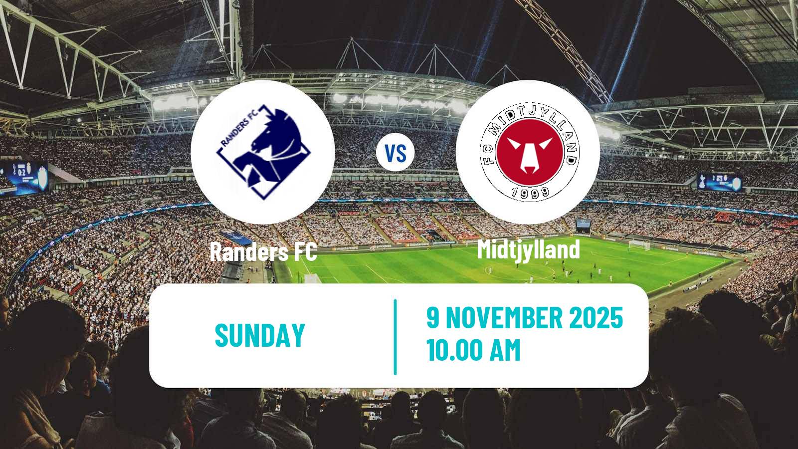 Football Danish Superliga Randers FC - Midtjylland