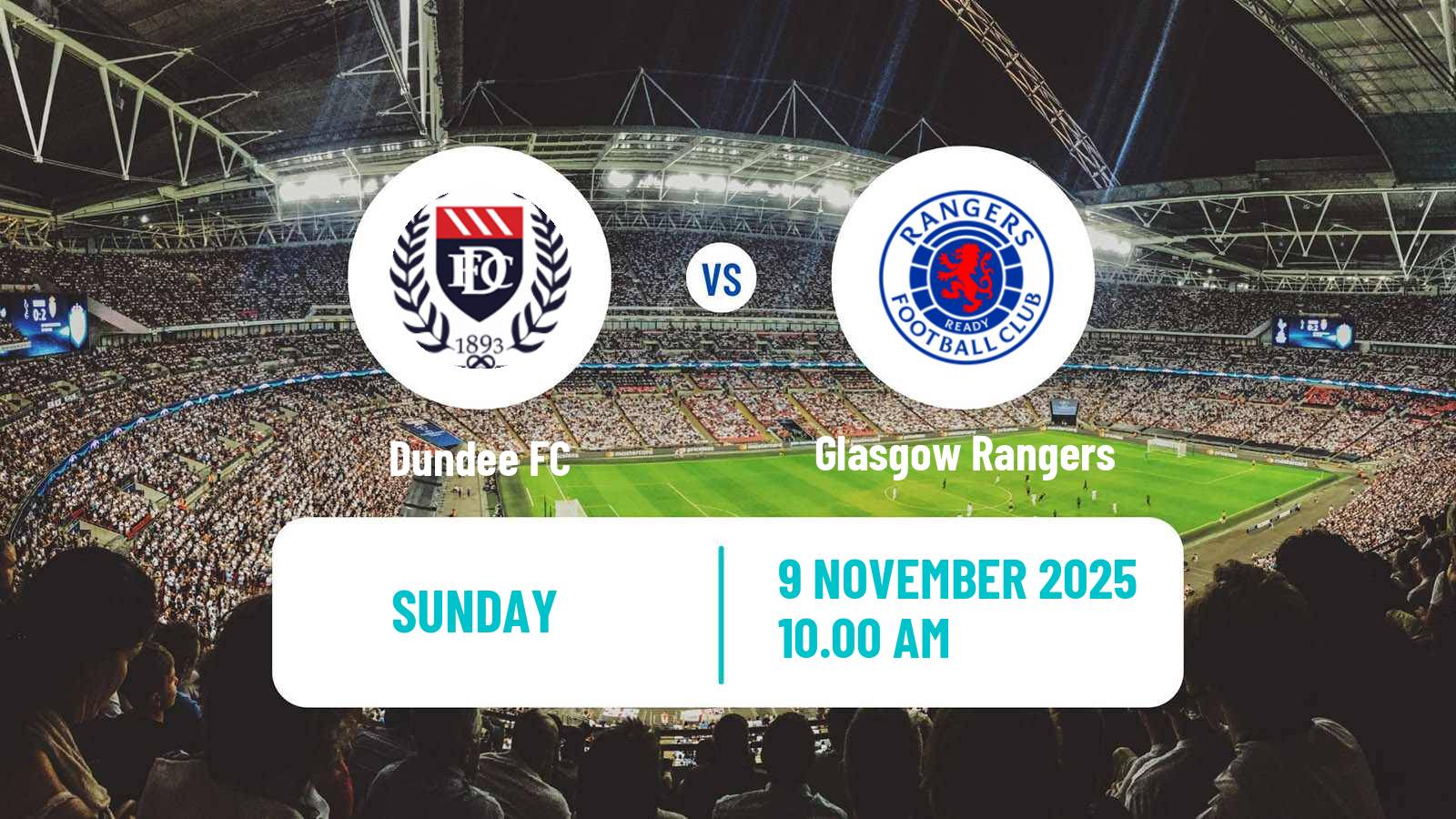 Football Scottish Premier League Dundee - Glasgow Rangers