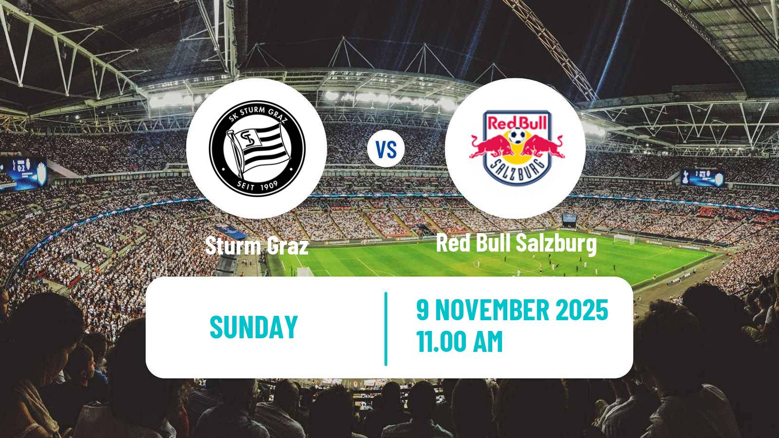 Football Austrian Bundesliga Sturm Graz - Red Bull Salzburg