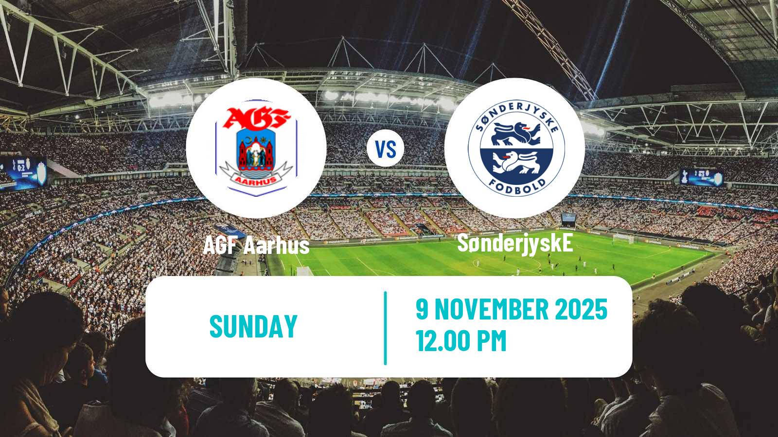 Football Danish Superliga AGF Aarhus - SønderjyskE