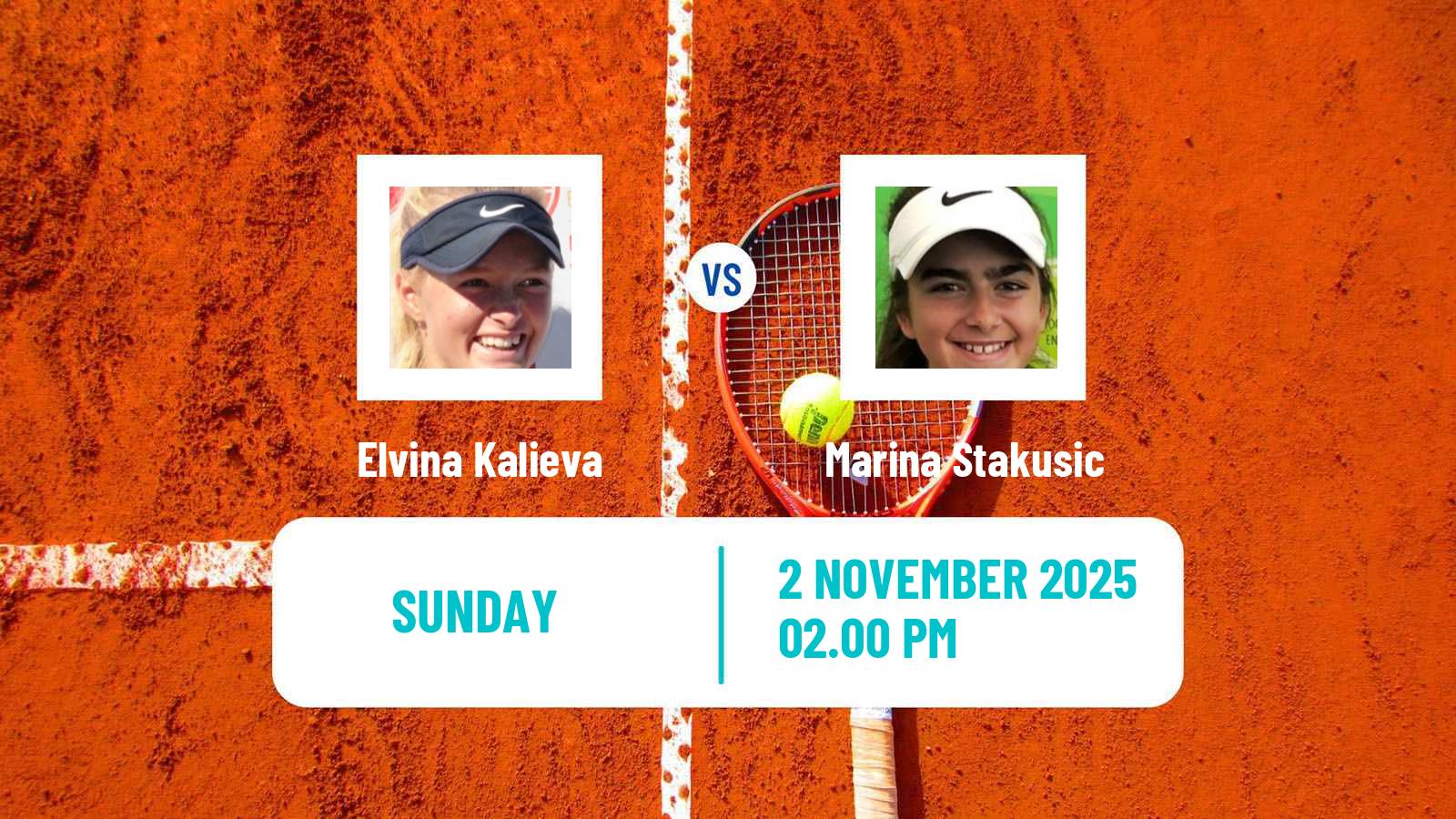 Tennis ITF W100 Irapuato Women Elvina Kalieva - Marina Stakusic