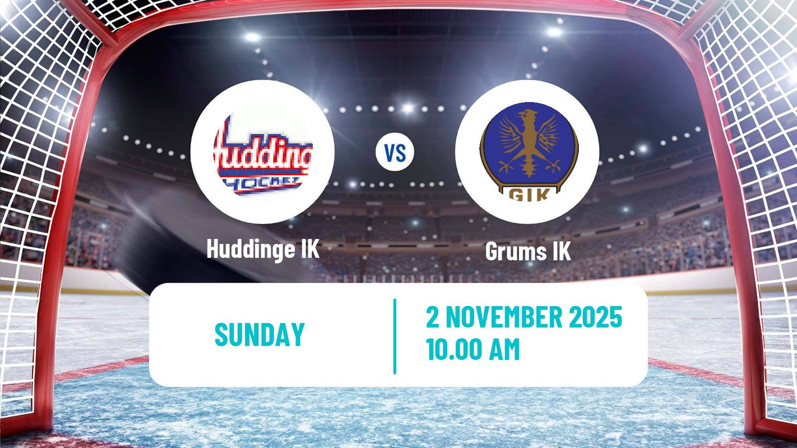 Hockey Swedish HockeyEttan Sodra Huddinge - Grums
