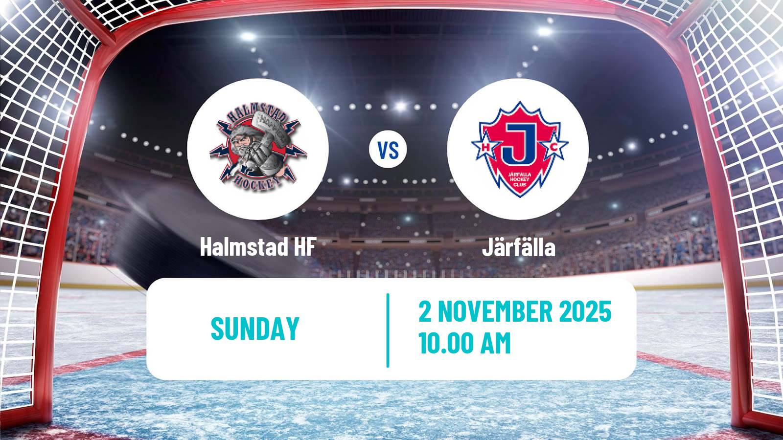 Hockey Swedish HockeyEttan Sodra Halmstad - Järfälla
