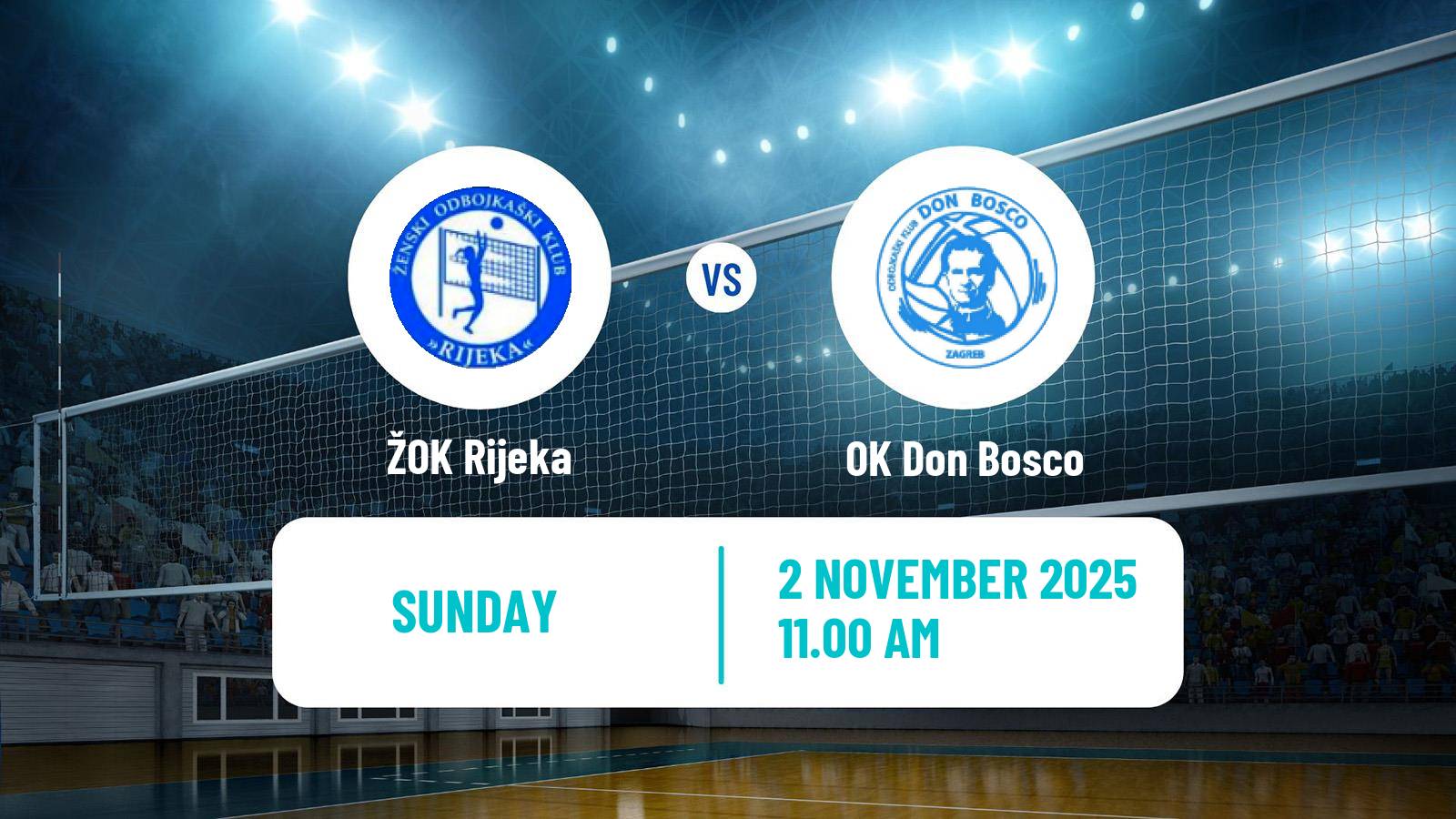 Volleyball Croatian Prva Liga Volleyball Women Rijeka - Don Bosco