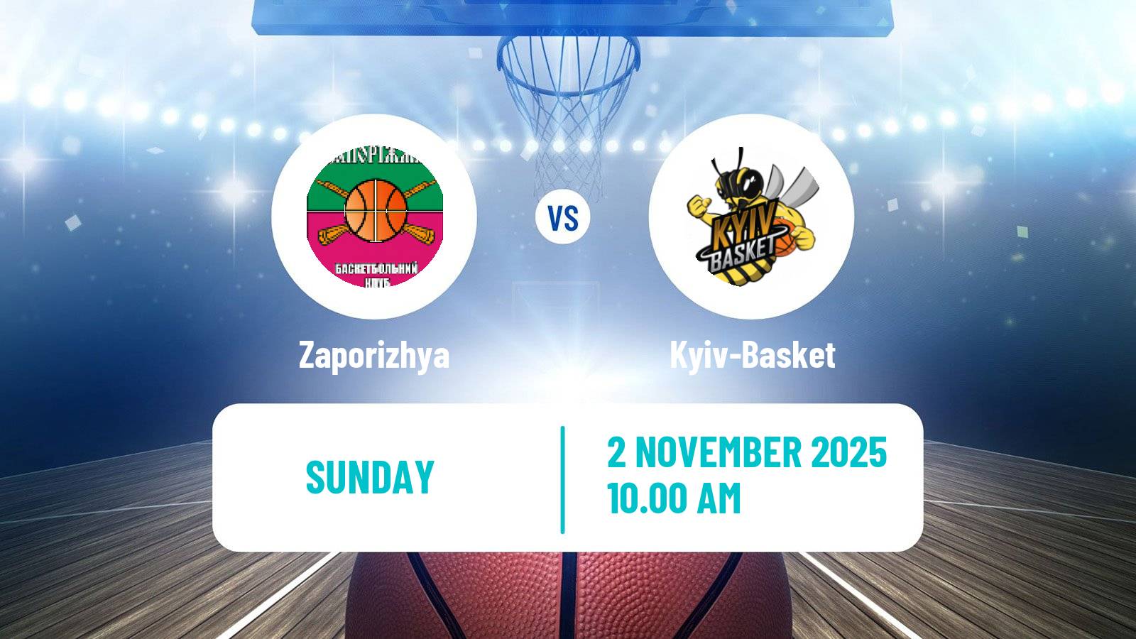 Basketball Ukrainian FBU Super League Zaporizhya - Kyiv-Basket