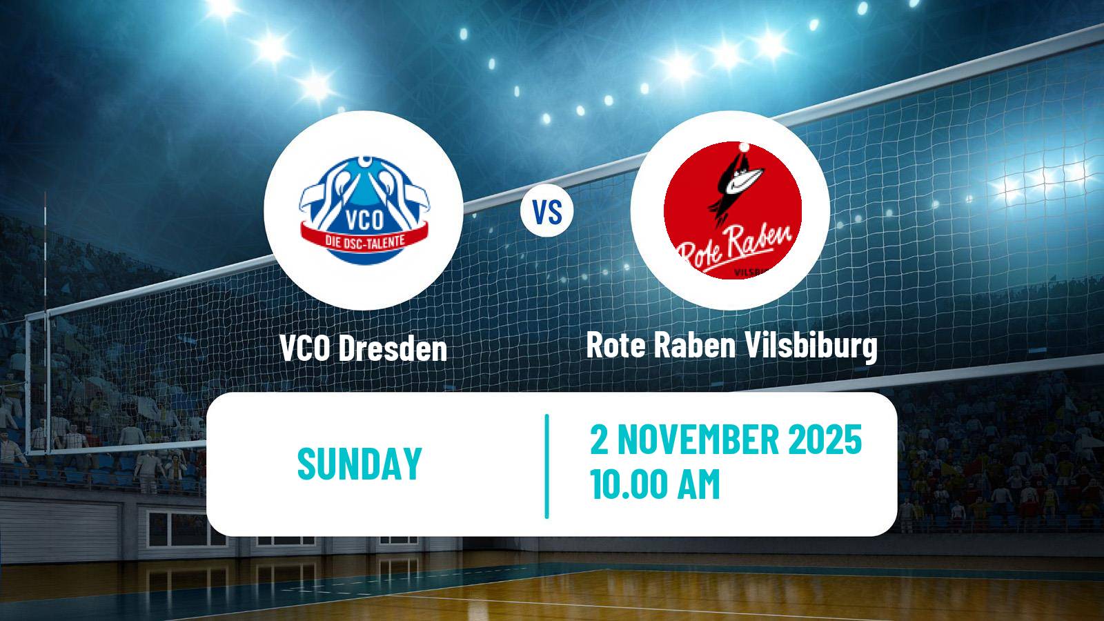 Volleyball German 2 Bundesliga Pro Volleyball Women VCO Dresden - Rote Raben Vilsbiburg