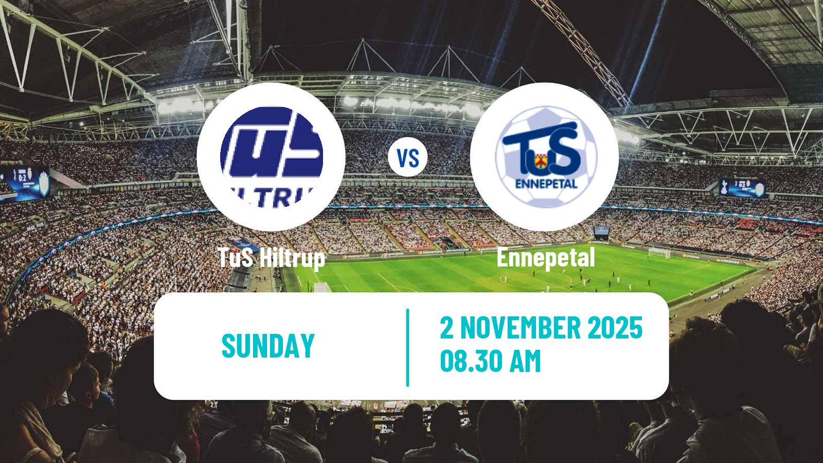 Football German Oberliga Westfalen Hiltrup - Ennepetal