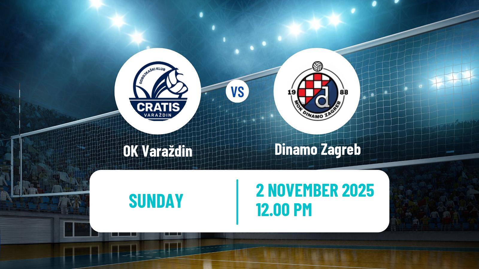 Volleyball Croatian Superliga Volleyball Varaždin - Dinamo Zagreb