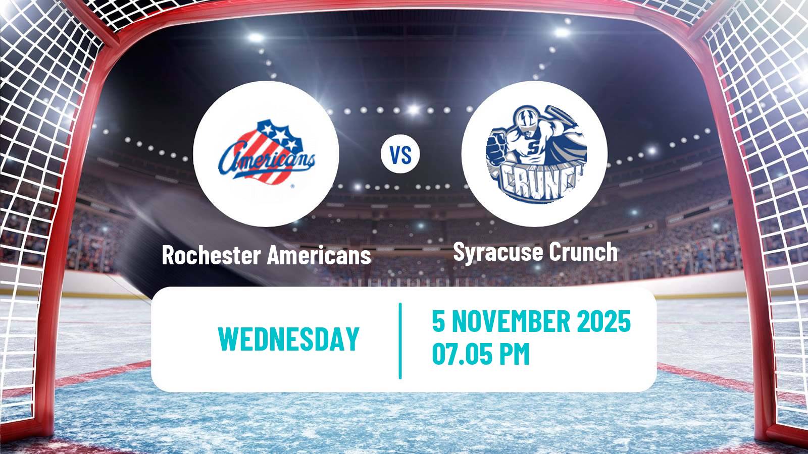 Hockey AHL Rochester Americans - Syracuse Crunch