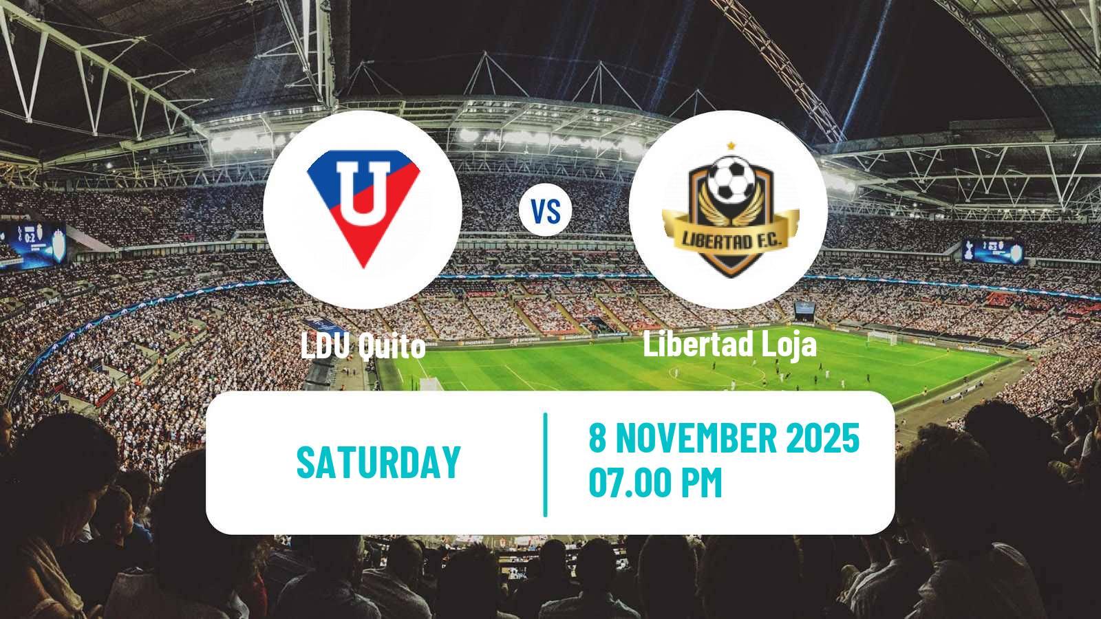 Football Ecuadorian Liga Pro LDU Quito - Libertad Loja