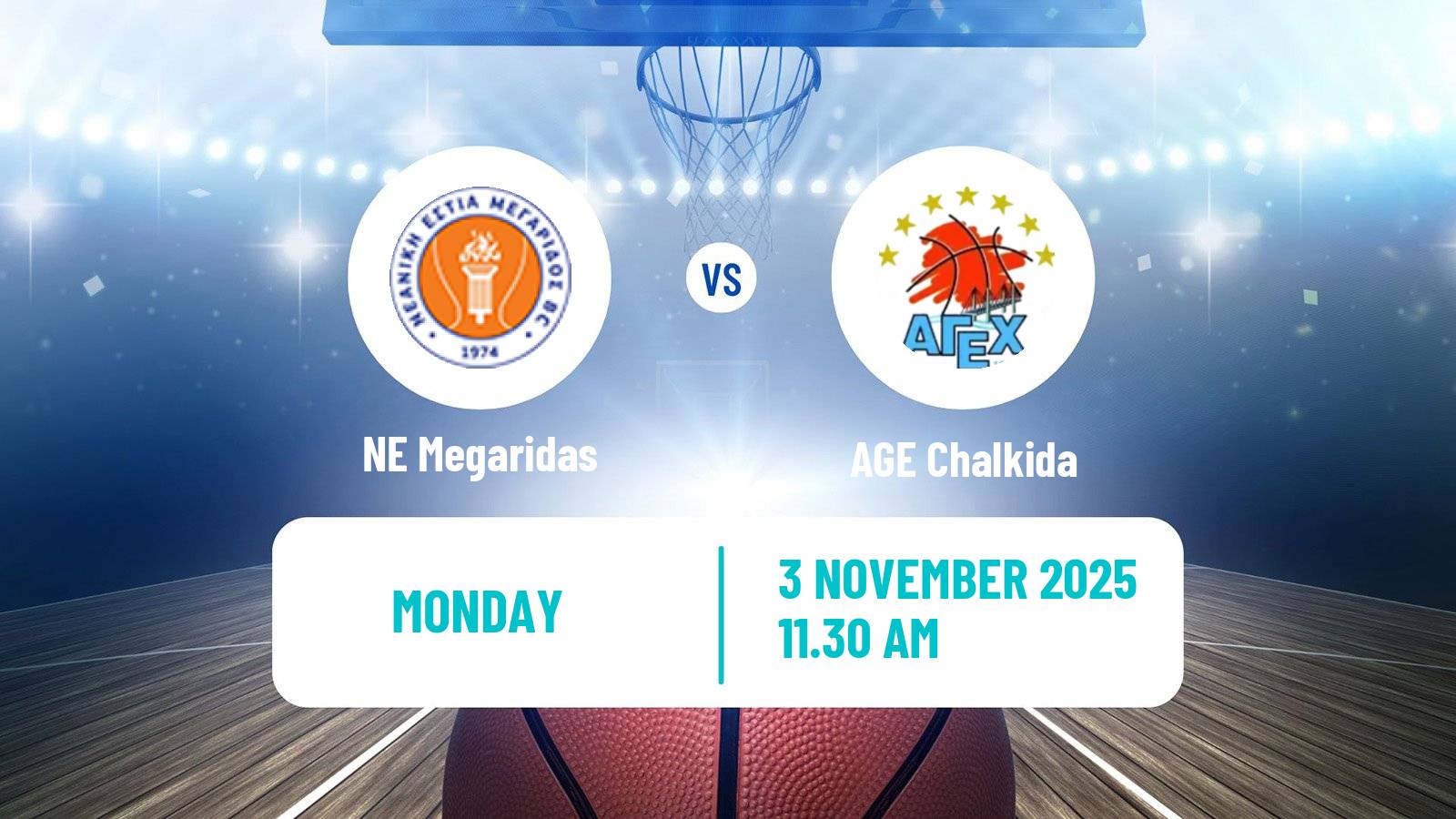 Basketball Greek Elite League Basketball Megaridas - Chalkida