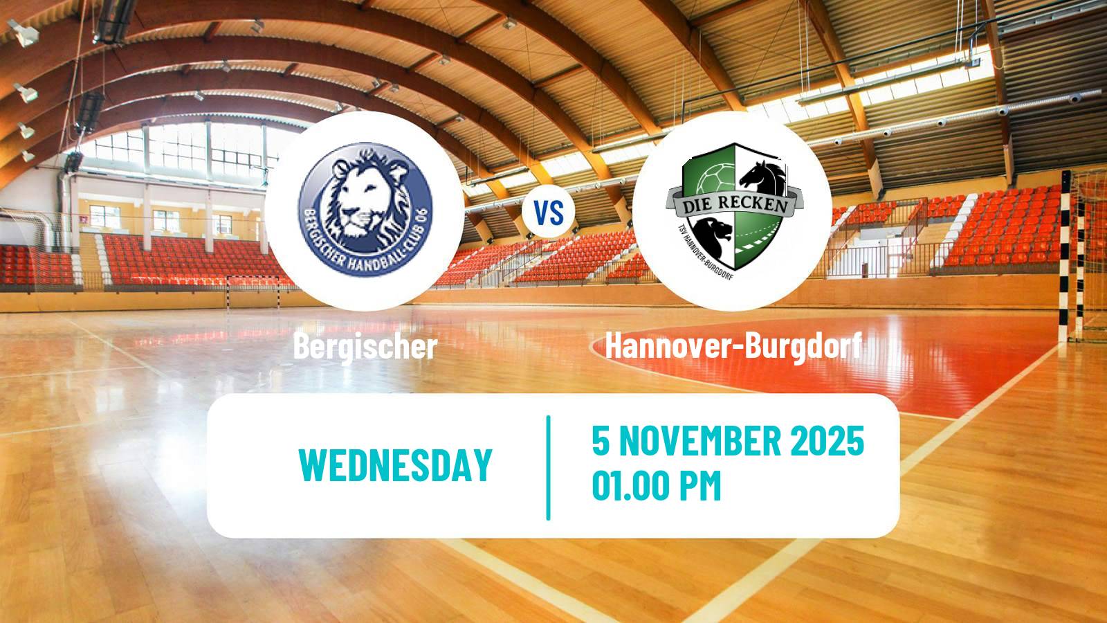 Handball German DHB Pokal Bergischer - Hannover-Burgdorf