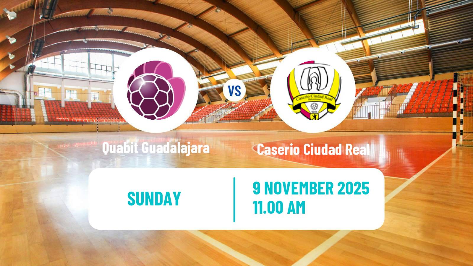 Handball Spanish Liga ASOBAL Quabit Guadalajara - Caserio Ciudad Real