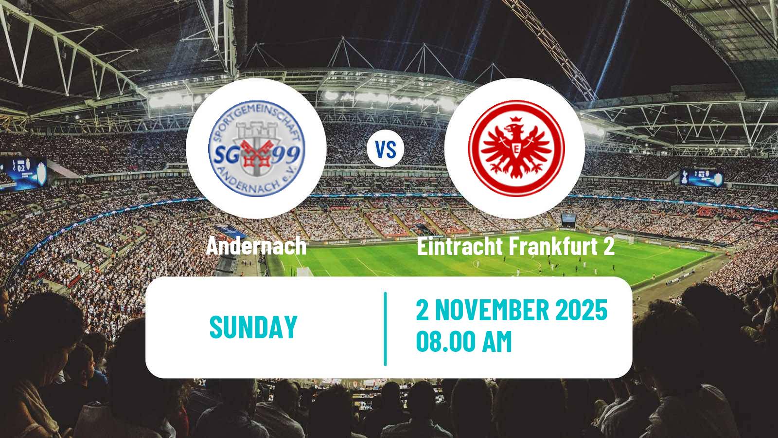 Football German 2 Bundesliga Women Andernach - Eintracht Frankfurt 2