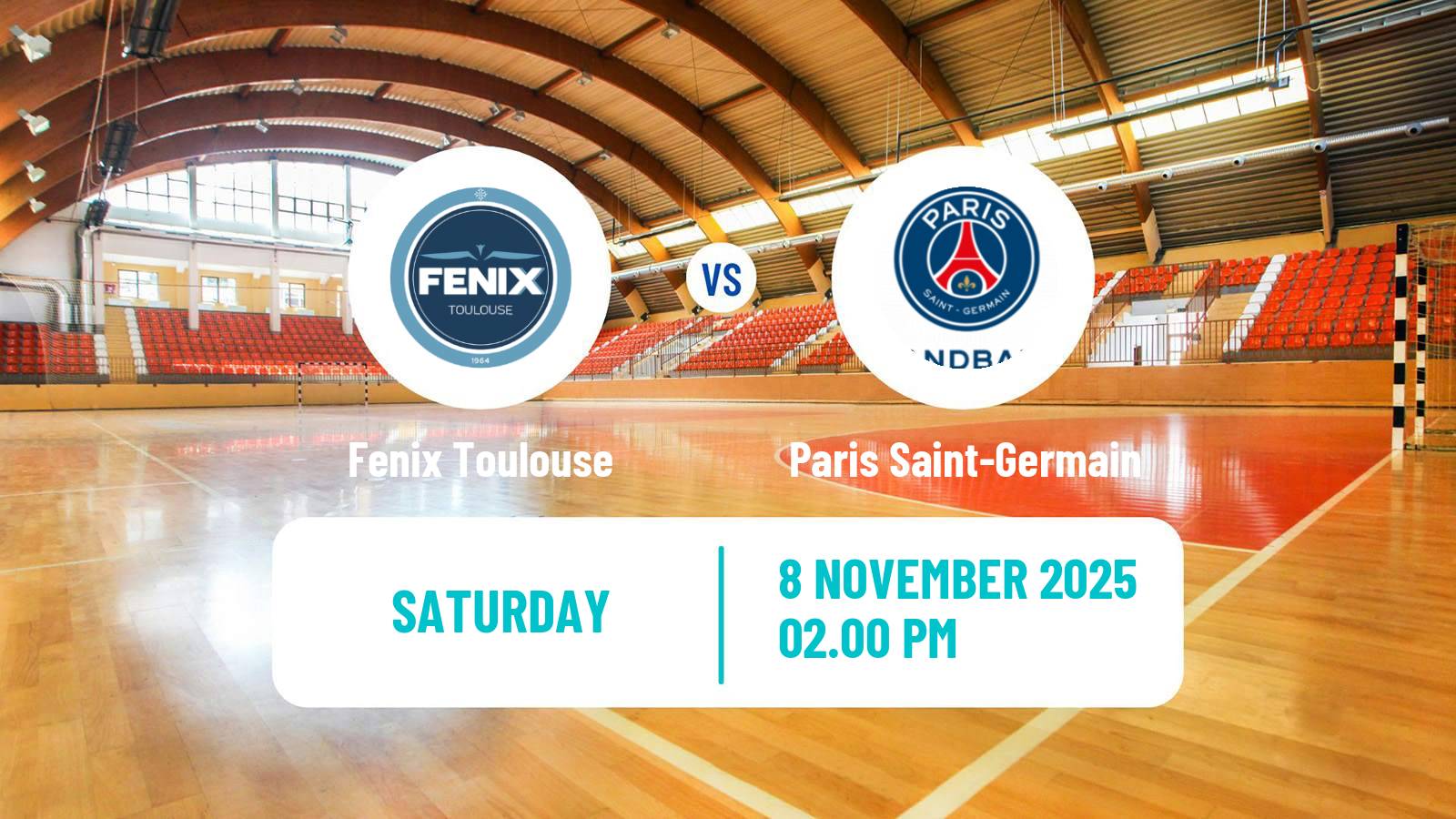 Handball French Starligue Handball Fenix Toulouse - Paris Saint-Germain