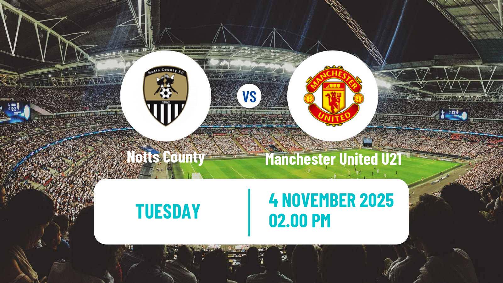 Football English EFL Trophy Notts County - Manchester United U21