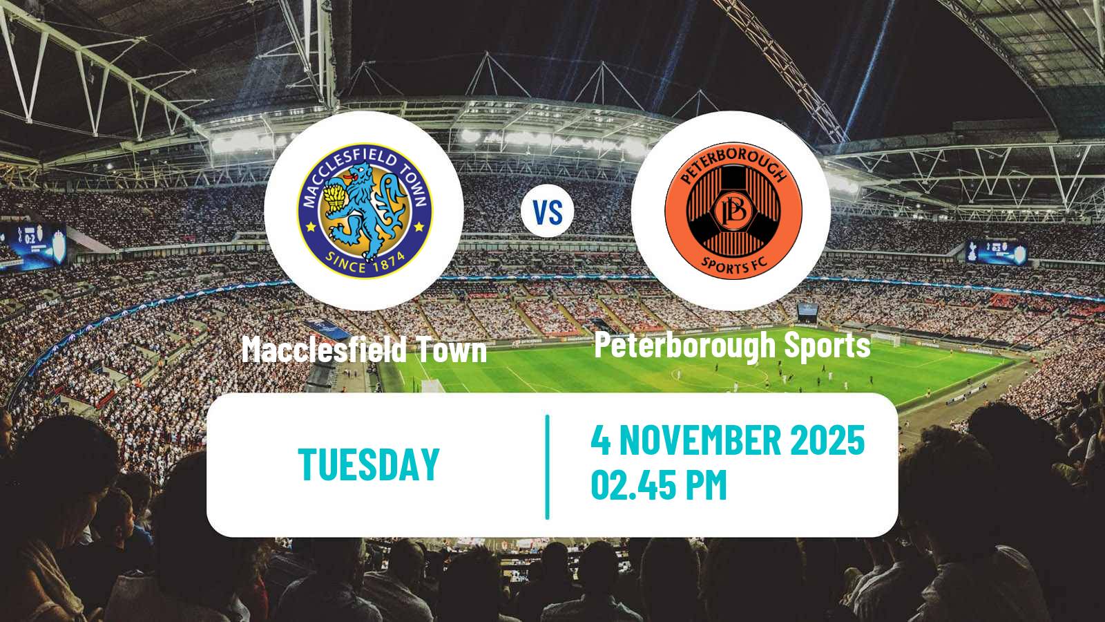 Football English National League North Macclesfield Town - Peterborough Sports
