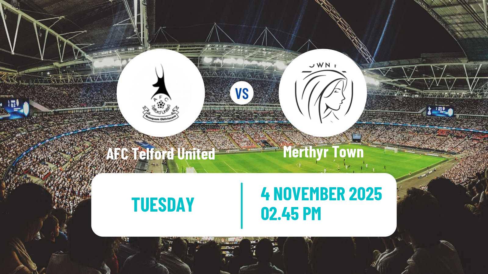 Football English National League North AFC Telford United - Merthyr Town