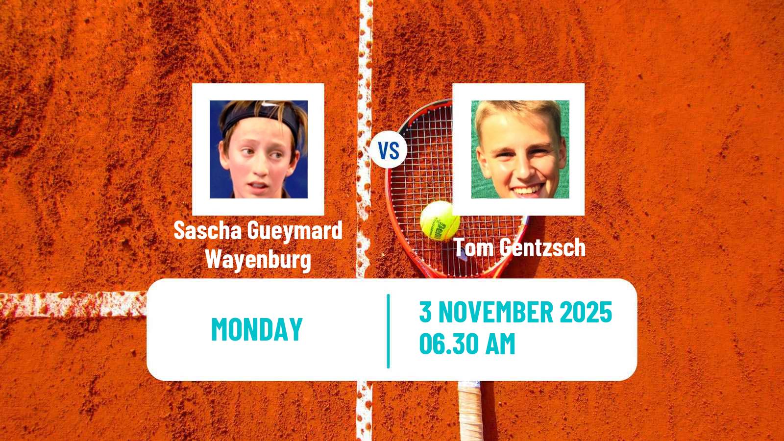 Tennis Helsinki Challenger Men Sascha Gueymard Wayenburg - Tom Gentzsch