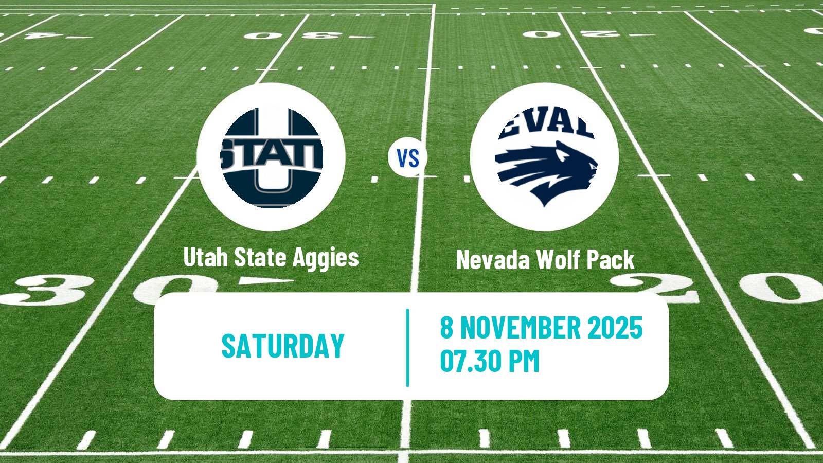 American football NCAA College Football Utah State Aggies - Nevada Wolf Pack