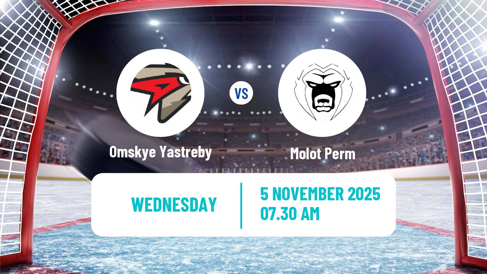 Hockey MHL Omskye Yastreby - Molot Perm
