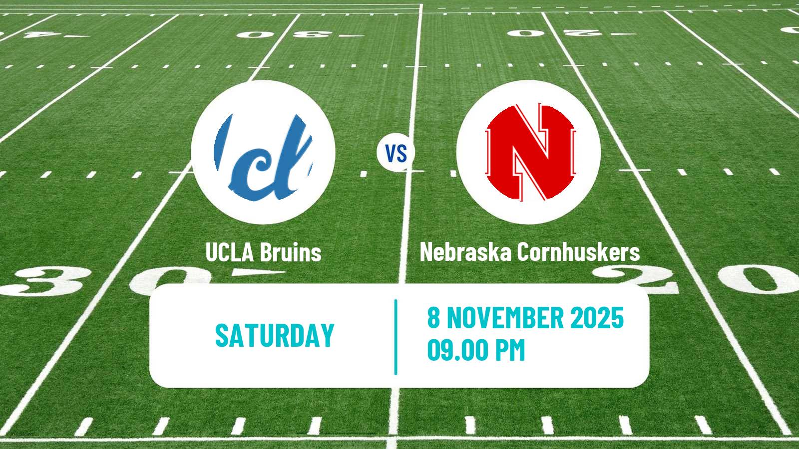 American football NCAA College Football UCLA Bruins - Nebraska Cornhuskers