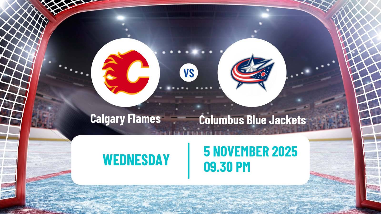 Hockey NHL Calgary Flames - Columbus Blue Jackets