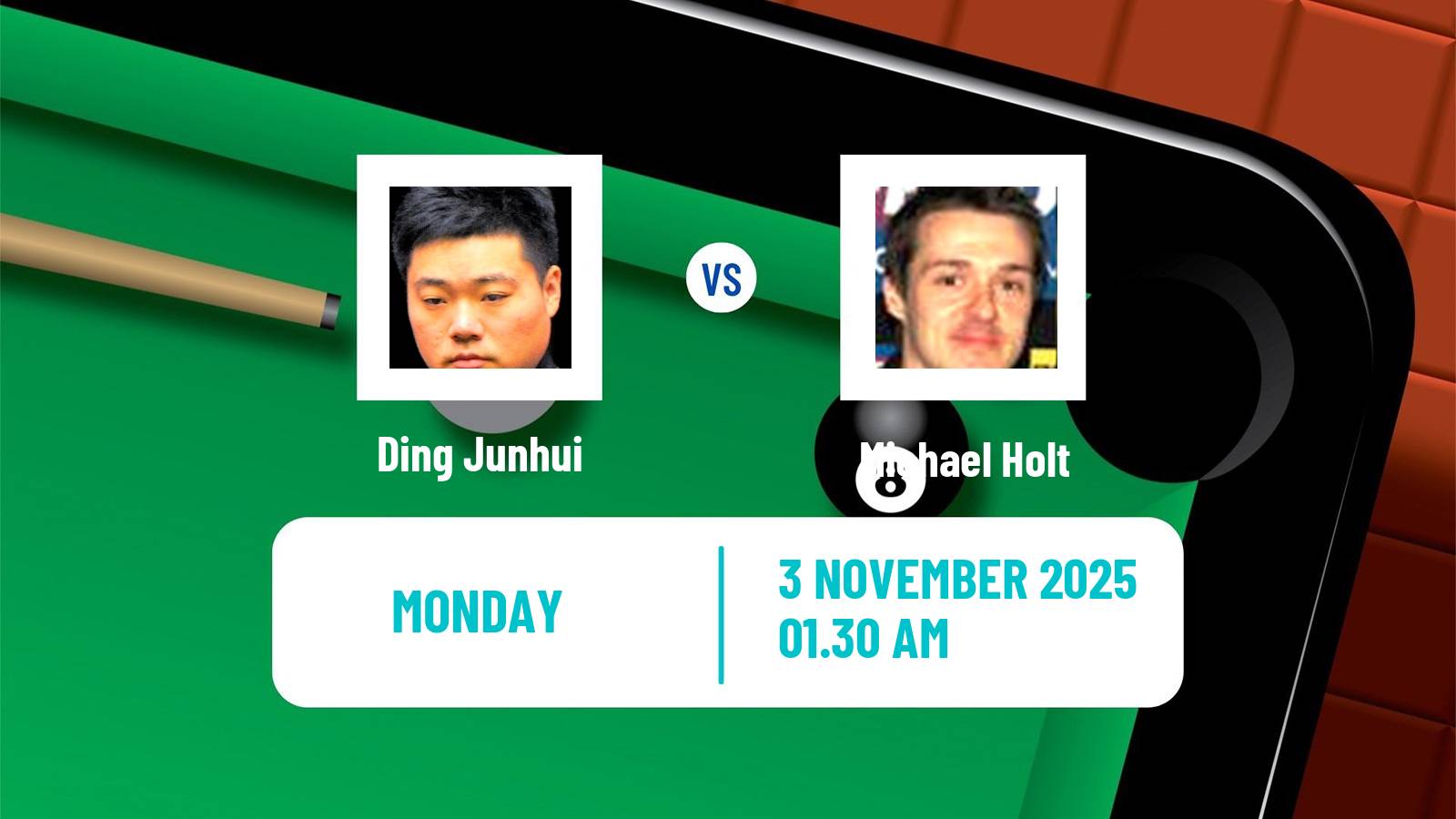 Snooker International Championship Ding Junhui - Michael Holt
