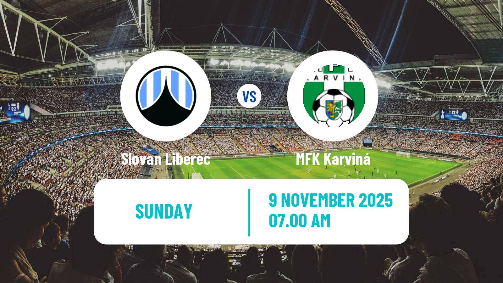 Football Czech 1 Liga Slovan Liberec - Karviná