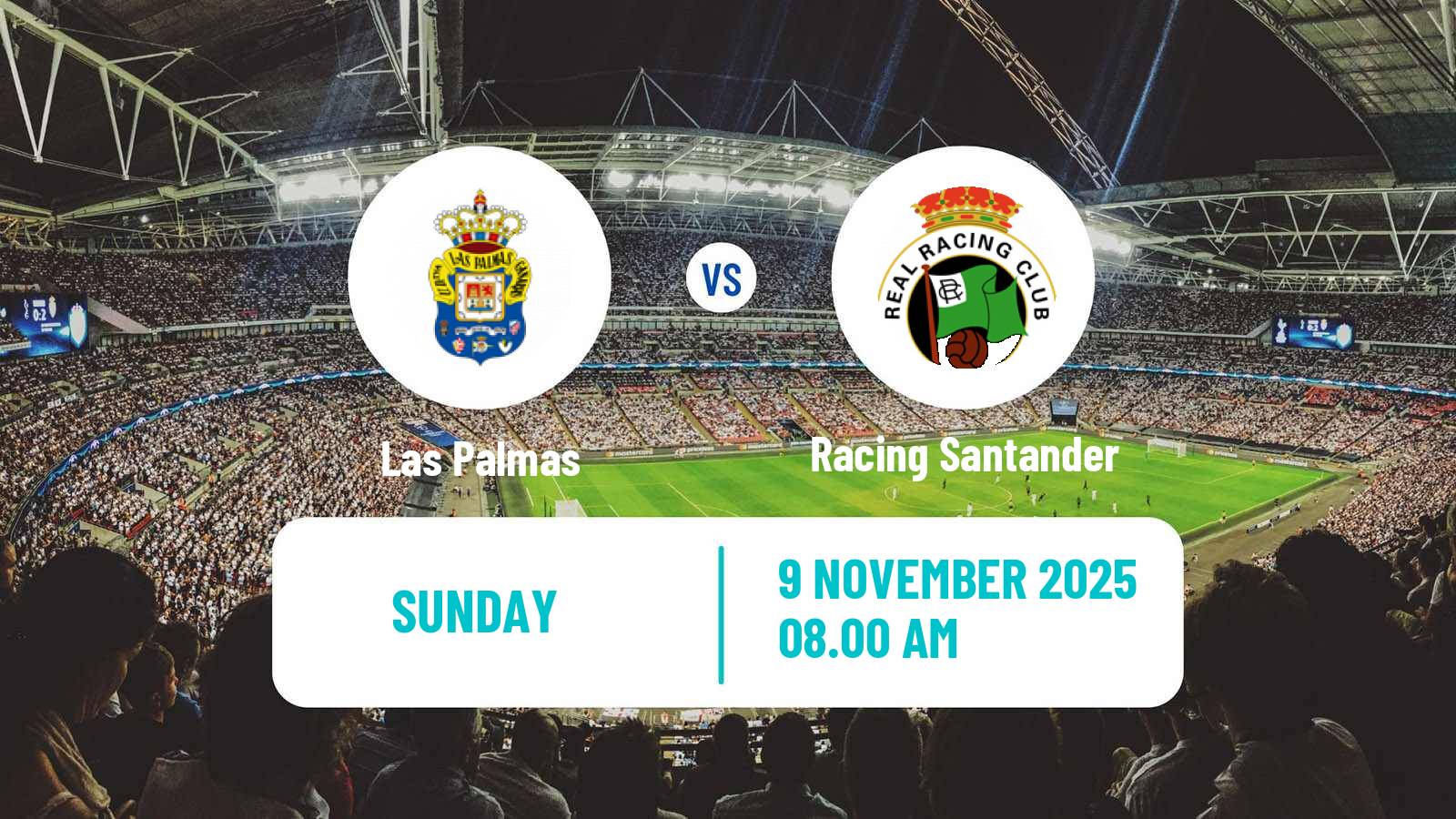 Football Spanish LaLiga2 Las Palmas - Racing Santander