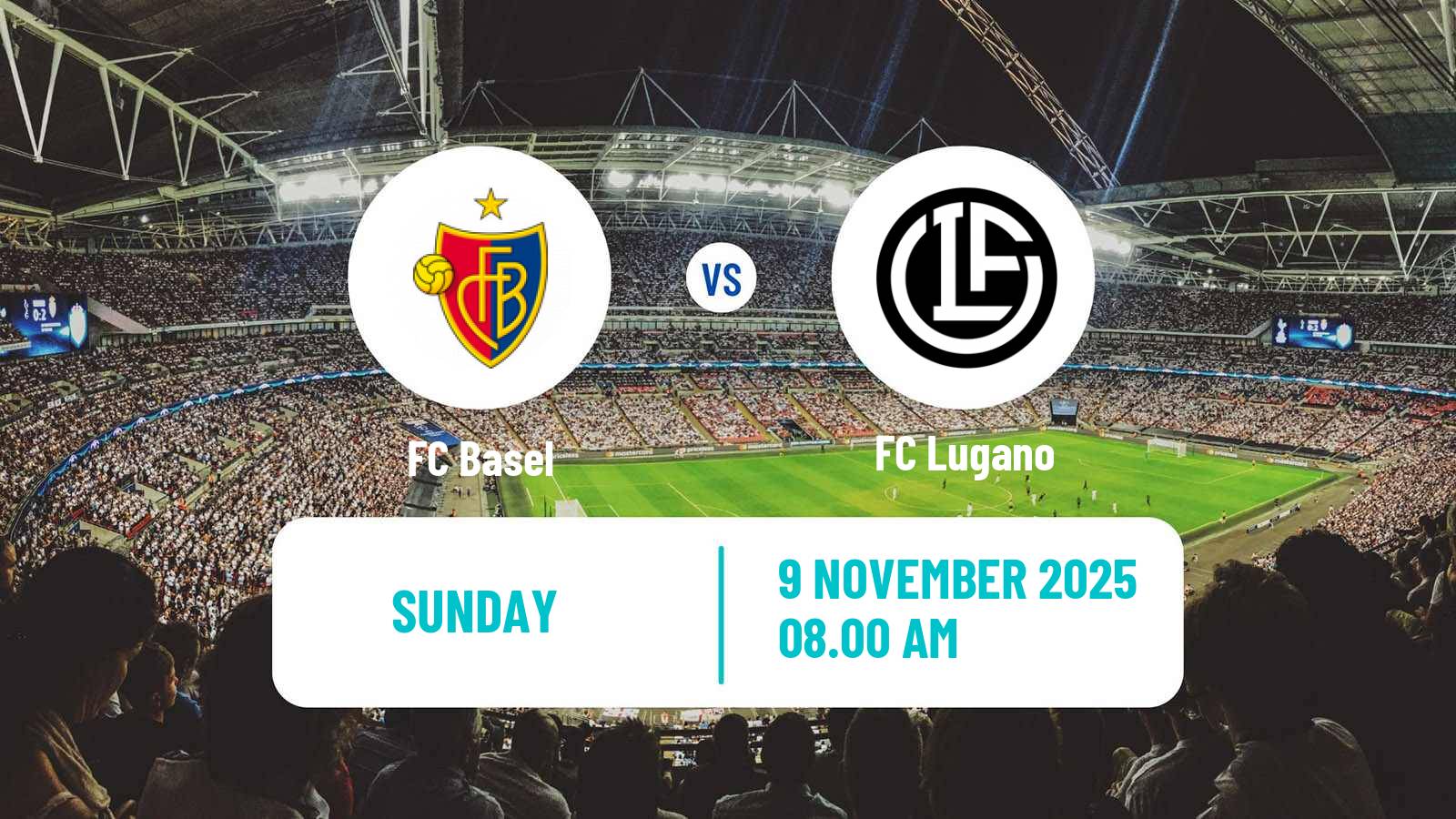 Football Swiss Super League Basel - Lugano