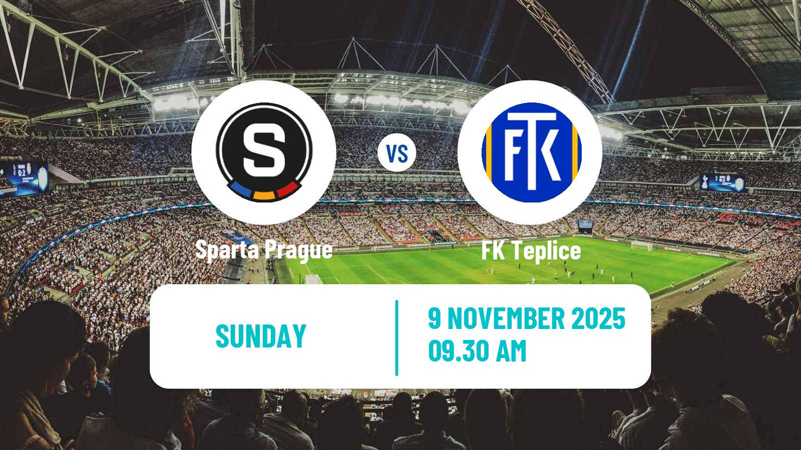 Football Czech 1 Liga Sparta Prague - Teplice