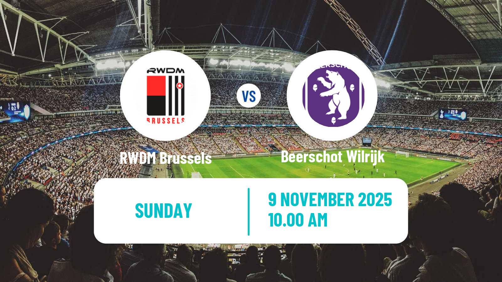 Football Belgian Сhallenger Pro League RWDM Brussels - Beerschot Wilrijk